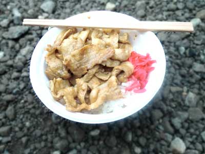 もち豚丼