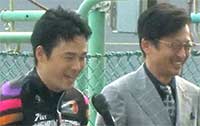 勝利者インタビュー