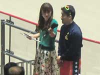 優勝インタビュー