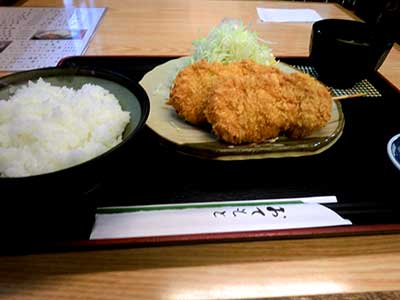 串カツ定食